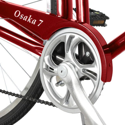 Tracer Bikes | Tracer Osaka 700C 7 Speed Hybrid City Bike with Moon-Type Handlebar for Men |  Chico USA, Inc. 