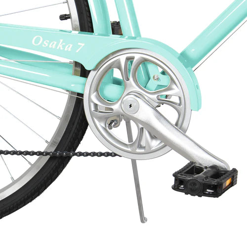 Tracer Bikes | Tracer Osaka 700C 7 Speed Hybrid City Bike with Moon-Type Handlebar for Women |  Chico USA, Inc. 