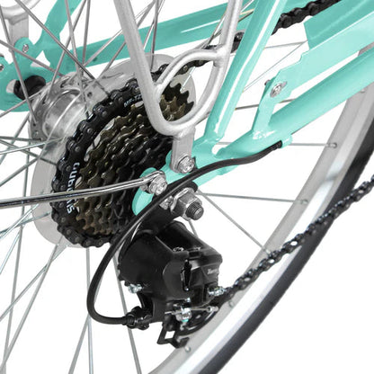 Tracer Bikes | Tracer Osaka 700C 7 Speed Hybrid City Bike with Moon-Type Handlebar for Women |  Chico USA, Inc. 