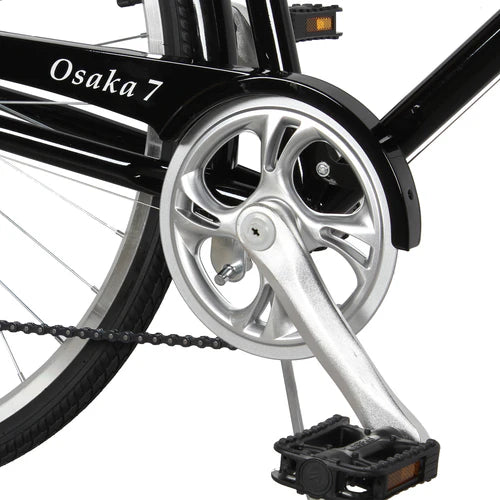 Tracer Bikes | Tracer Osaka 700C 7 Speed Hybrid City Bike with Moon-Type Handlebar for Women |  Chico USA, Inc. 