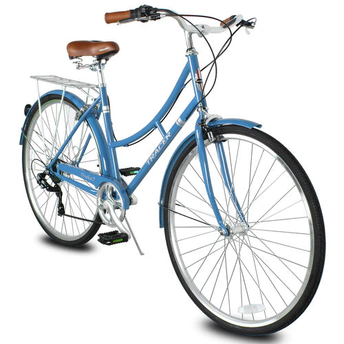 Tracer Bikes | Tracer Osaka 700C 7 Speed Hybrid City Bike with Moon-Type Handlebar for Women |  Chico USA, Inc. 