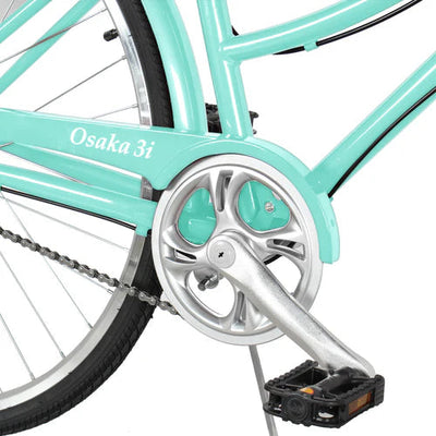 Tracer Bikes | Tracer Osaka 700C Internal 3-Speed Hybrid City Bike for Women with Back Rack |  Chico USA, Inc. 