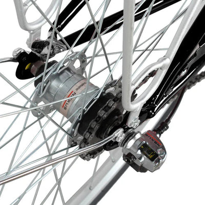 Tracer Bikes | Tracer Osaka 700C Internal 3-Speed Hybrid City Bike for Women with Back Rack |  Chico USA, Inc. 