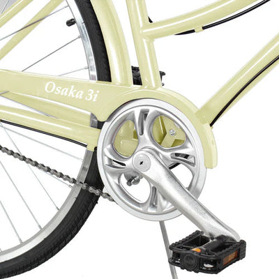 Tracer Bikes | Tracer Osaka 700C Internal 3-Speed Hybrid City Bike for Women with Back Rack |  Chico USA, Inc. 