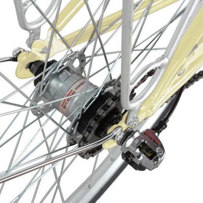 Tracer Bikes | Tracer Osaka 700C Internal 3-Speed Hybrid City Bike for Women with Back Rack |  Chico USA, Inc. 