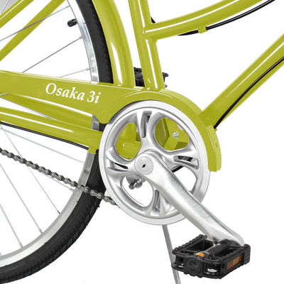 Tracer Bikes | Tracer Osaka 700C Internal 3-Speed Hybrid City Bike for Women with Back Rack |  Chico USA, Inc. 