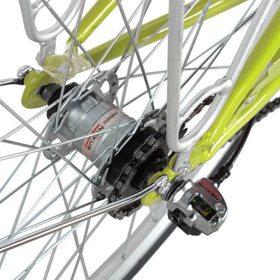 Tracer Bikes | Tracer Osaka 700C Internal 3-Speed Hybrid City Bike for Women with Back Rack |  Chico USA, Inc. 