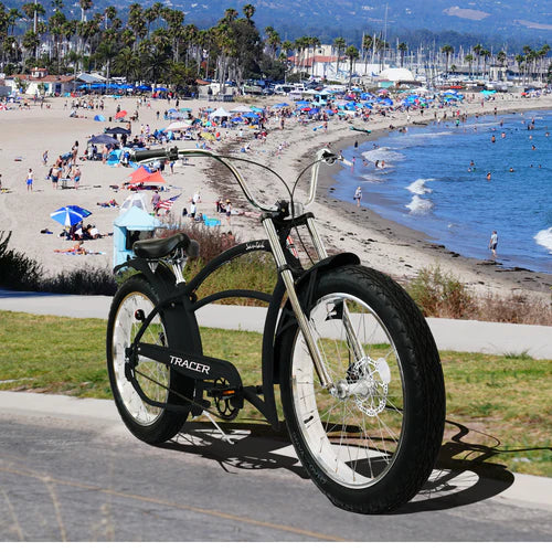 Tracer Bikes | Tracer Santak GT 26" Chopper Stretch Cruiser Fat Tire Bike, Single Speed |  Chico USA, Inc. 