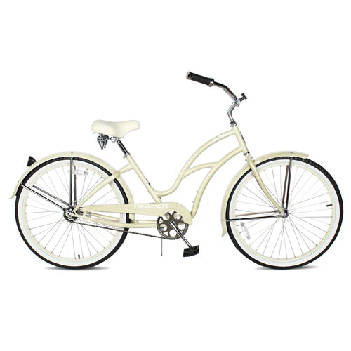 Tracer Bikes | Tracer TAHA 26" Female Beach Cruiser Coaster Brake Bike with Alloy Rims and Fenders 1 Speed |  Chico USA, Inc. 