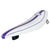 Tracer Bikes | Tracer SD-AF-3022-20 Lowrider Banana Saddle, White & Purple, 17.7" x 5.5" |  Chico USA, Inc. 