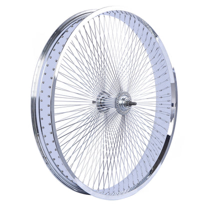 Chico WH-TH7526140C-CP Lowrider 26"*3" Coaster Brake Alloy Chrome Fat Rims Wheel Set - Chico USA, Inc.