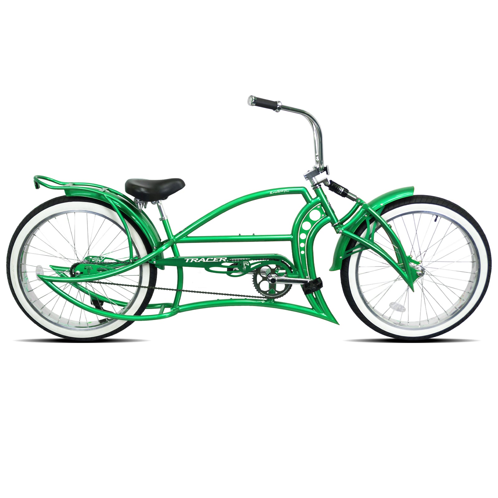 Kraken Pro 26" Stretch Chopper Cruiser Bike Single Speed - Chico USA, Inc.