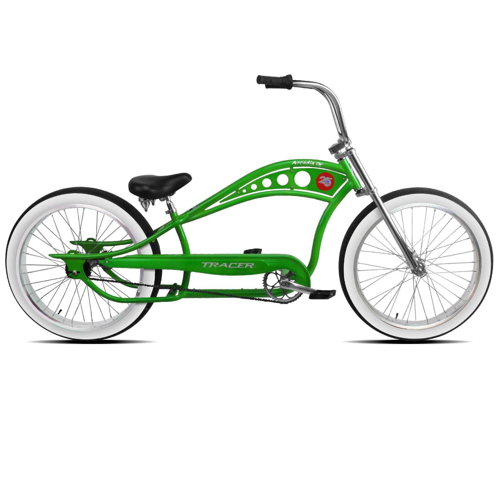 Tracer Arcadia GT 26" Chopper Cruiser Bike 1 Speed, Hi-ten Steel Frame - Chico USA, Inc.