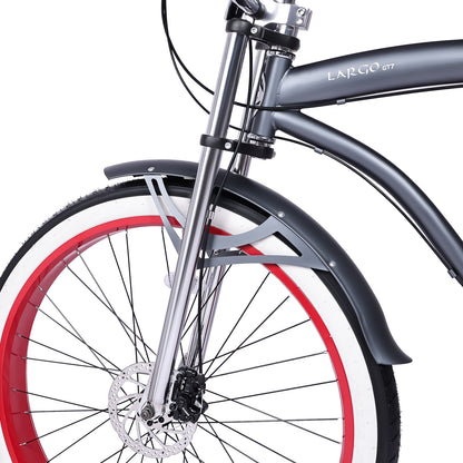 Micargi Largo GT7 29"  7-Speed Beach Cruiser Bike - Chico USA, Inc.