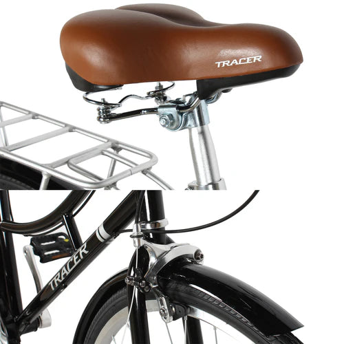 Tracer Bikes | Tracer Osaka 700C 7 Speed Hybrid City Bike with Moon-Type Handlebar for Women |  Chico USA, Inc. 