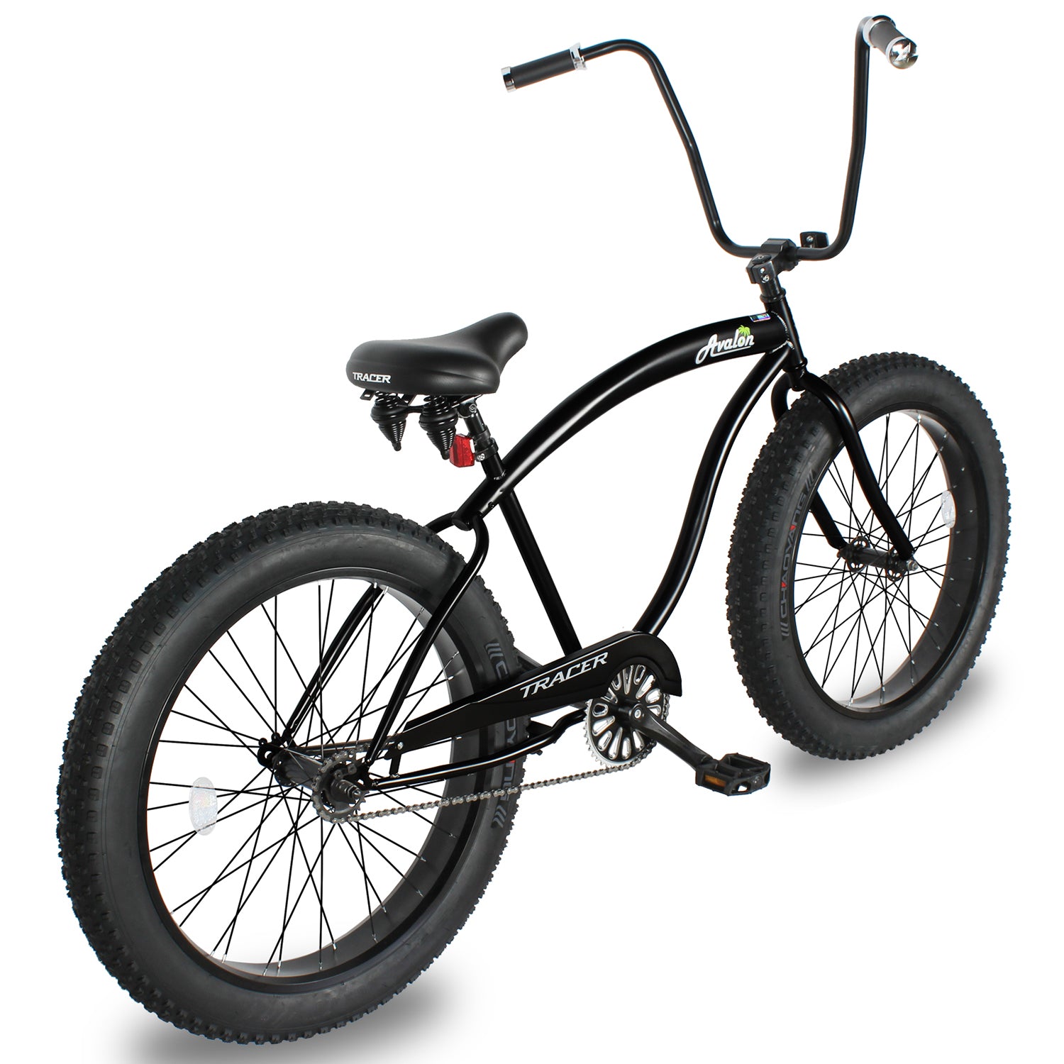 Tracer Avalon 26" Single Speed Chopper Cruiser with Fat Tires
