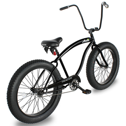 Tracer Avalon 26" Single Speed Chopper Cruiser with Fat Tires