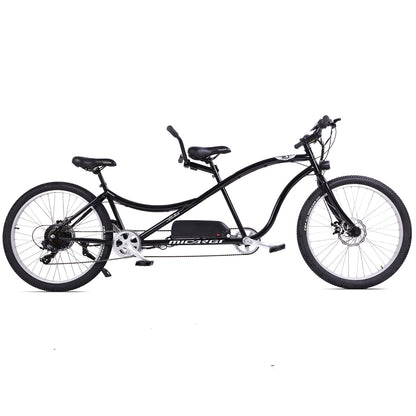 Micargi Aloha 26" Tandem Electric Beach Cruiser Bike – 500W
