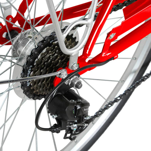 Tracer Bikes | Tracer Osaka 700C 7 Speed Hybrid City Bike with Moon-Type Handlebar for Women |  Chico USA, Inc. 