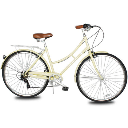 Tracer Bikes | Tracer Osaka 700C 7 Speed Hybrid City Bike with Moon-Type Handlebar for Women |  Chico USA, Inc. 