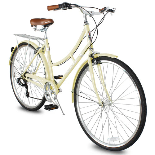 Tracer Bikes | Tracer Osaka 700C 7 Speed Hybrid City Bike with Moon-Type Handlebar for Women |  Chico USA, Inc. 