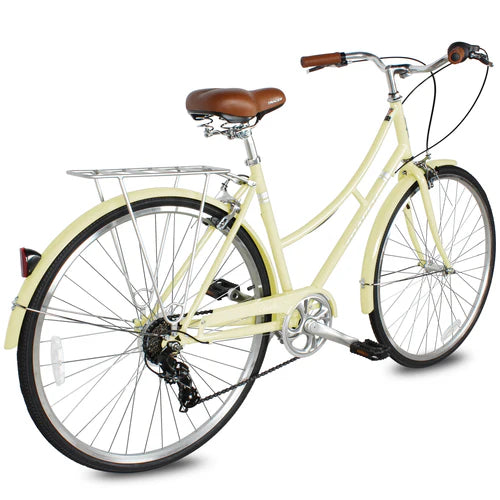 Tracer Bikes | Tracer Osaka 700C 7 Speed Hybrid City Bike with Moon-Type Handlebar for Women |  Chico USA, Inc. 