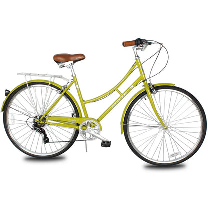 Tracer Bikes | Tracer Osaka 700C 7 Speed Hybrid City Bike with Moon-Type Handlebar for Women |  Chico USA, Inc. 