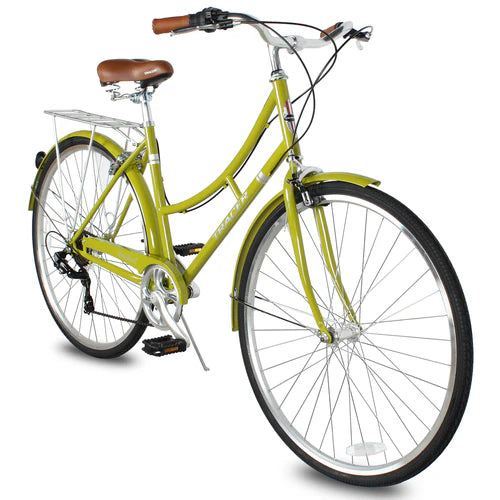 Tracer Bikes | Tracer Osaka 700C 7 Speed Hybrid City Bike with Moon-Type Handlebar for Women |  Chico USA, Inc. 