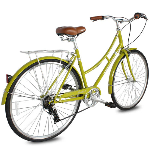 Tracer Bikes | Tracer Osaka 700C 7 Speed Hybrid City Bike with Moon-Type Handlebar for Women |  Chico USA, Inc. 