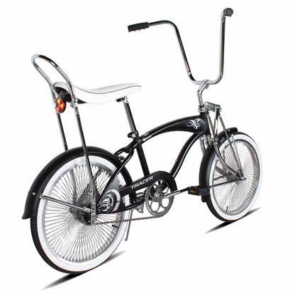 Tracer Hyena Classic Beach Lowrider Bike with 20" Wheels and Banana Seat, Single Speed