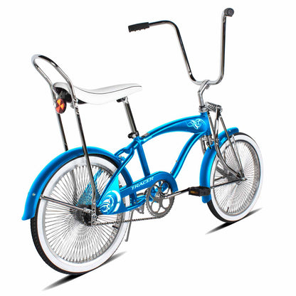 Tracer Hyena Classic Beach Lowrider Bike with 20" Wheels and Banana Seat, Single Speed