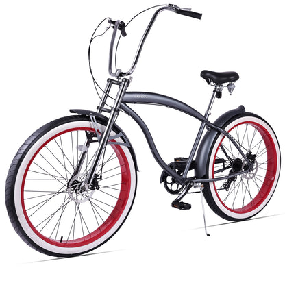 Micargi Largo GT7 29"  7-Speed Beach Cruiser Bike