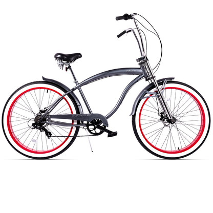 Micargi Largo GT7 29"  7-Speed Beach Cruiser Bike