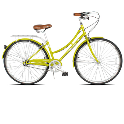 Tracer Osaka 700C Internal 3-Speed Hybrid City Bike for Women with Back Rack - Chico USA, Inc.
