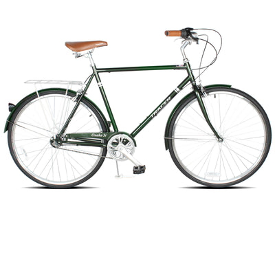 Tracer Osaka 700C Internal 3-Speed Hybrid City Bike for Men with Back Rack - Chico USA, Inc.