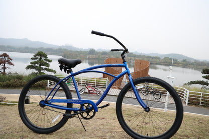 Tracer ACE 26" Beach Cruiser Bike for Men, Single Speed, Hi-ten Steel Frame, Black, 26" Tires - Chico USA, Inc.