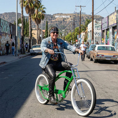 Tracer Beacon Pro 26" Stretch Cruiser Bike, Hi-ten Steel Frame, Single Speed - Chico USA, Inc.