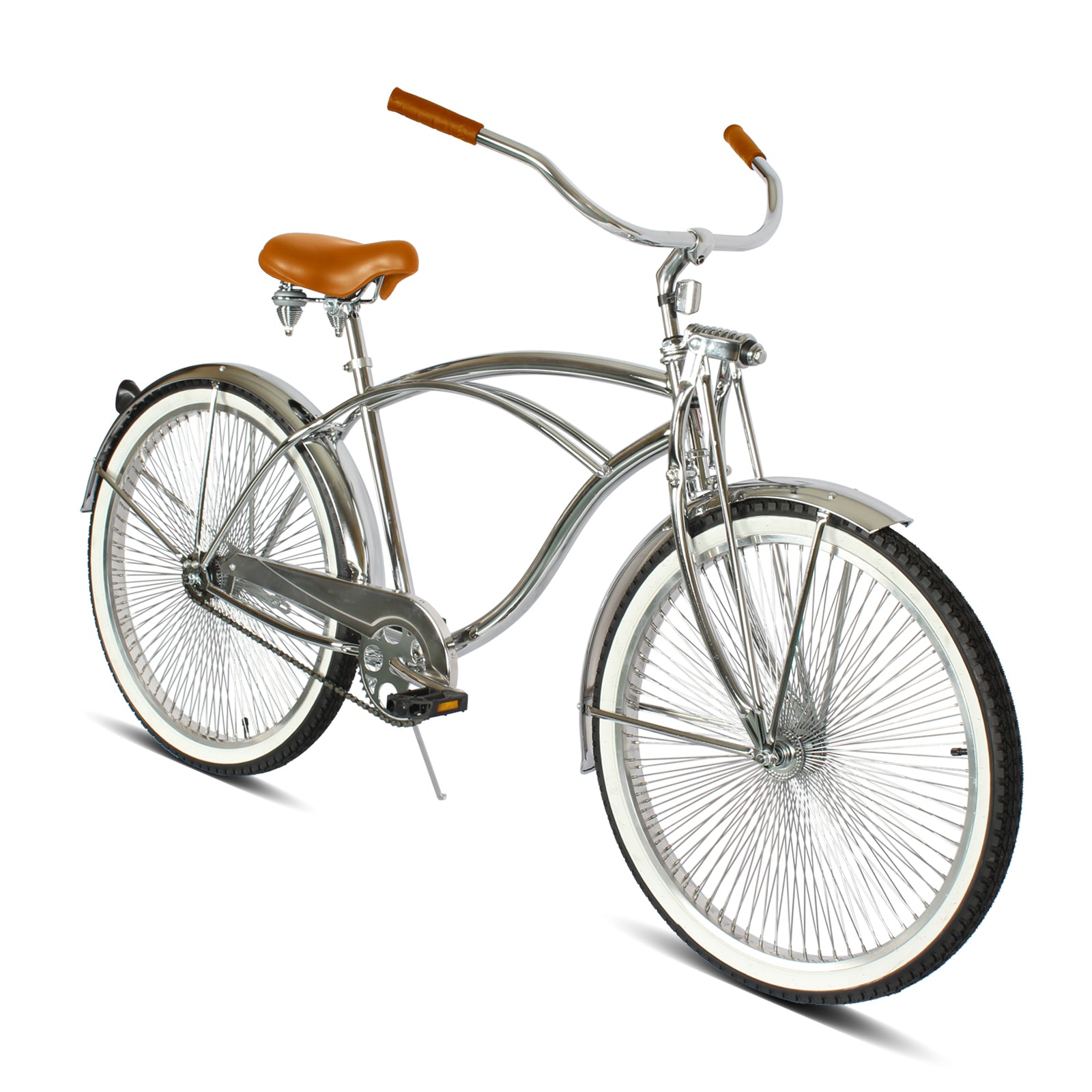 Micargi Cougar GTS 26" Limited Edition Beach Cruiser – Chrome Lowrider Bike for Adults - Chico USA, Inc.