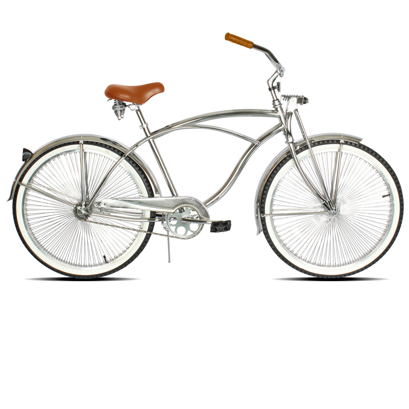 Micargi Cougar GTS 26" Limited Edition Beach Cruiser – Chrome Lowrider Bike for Adults - Chico USA, Inc.