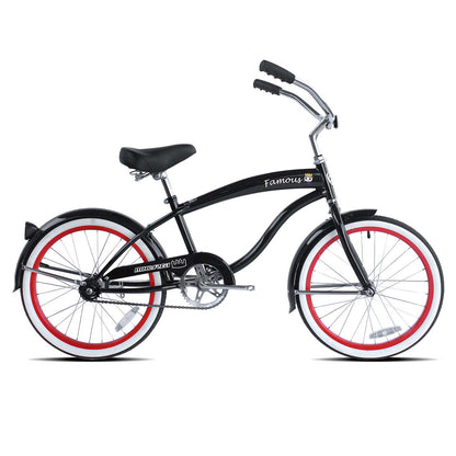 Micargi Famous 20" Beach Cruiser Bike for Kids, Single Speed, Hi-Ten Steel Frame - Chico USA, Inc.