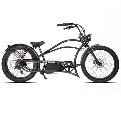 Tracer Bikes | Legend GT7 1000W Electric Cruiser Bike – 1000W Motor, Fat Tires, 80 Miles Range, Chopper Style |  Chico USA, Inc. 