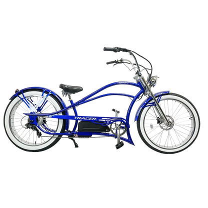 Tracer Bikes | Legend GT7 1000W Electric Cruiser Bike – 1000W Motor, Fat Tires, 80 Miles Range, Chopper Style |  Chico USA, Inc. 