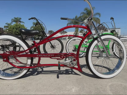 Tracer Siena 26-Inch Stretch Cruiser Bike with Chopper Style