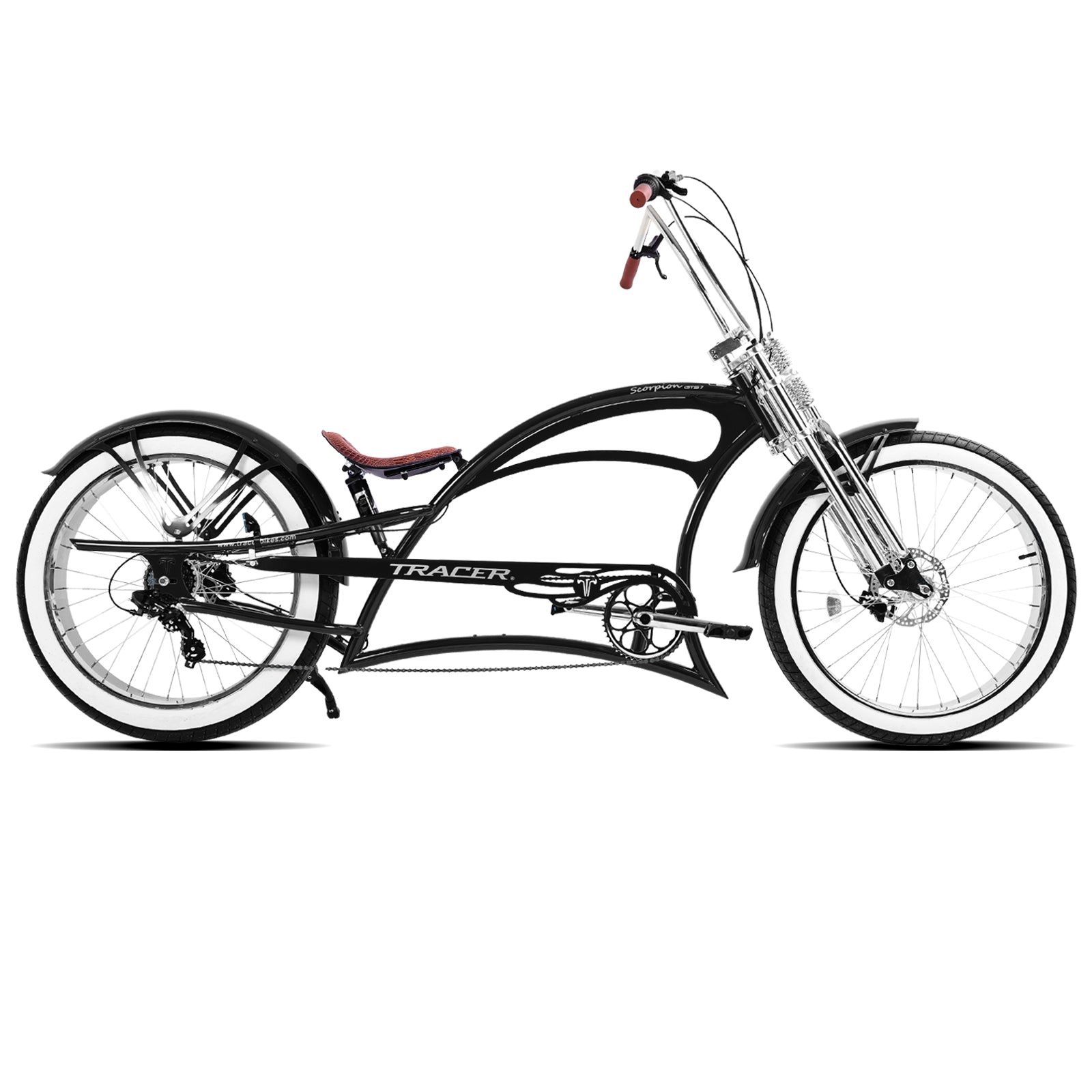 Scorpion GTS 7Speed Stretch Chopper Cruiser Bike – Chico USA, Inc.