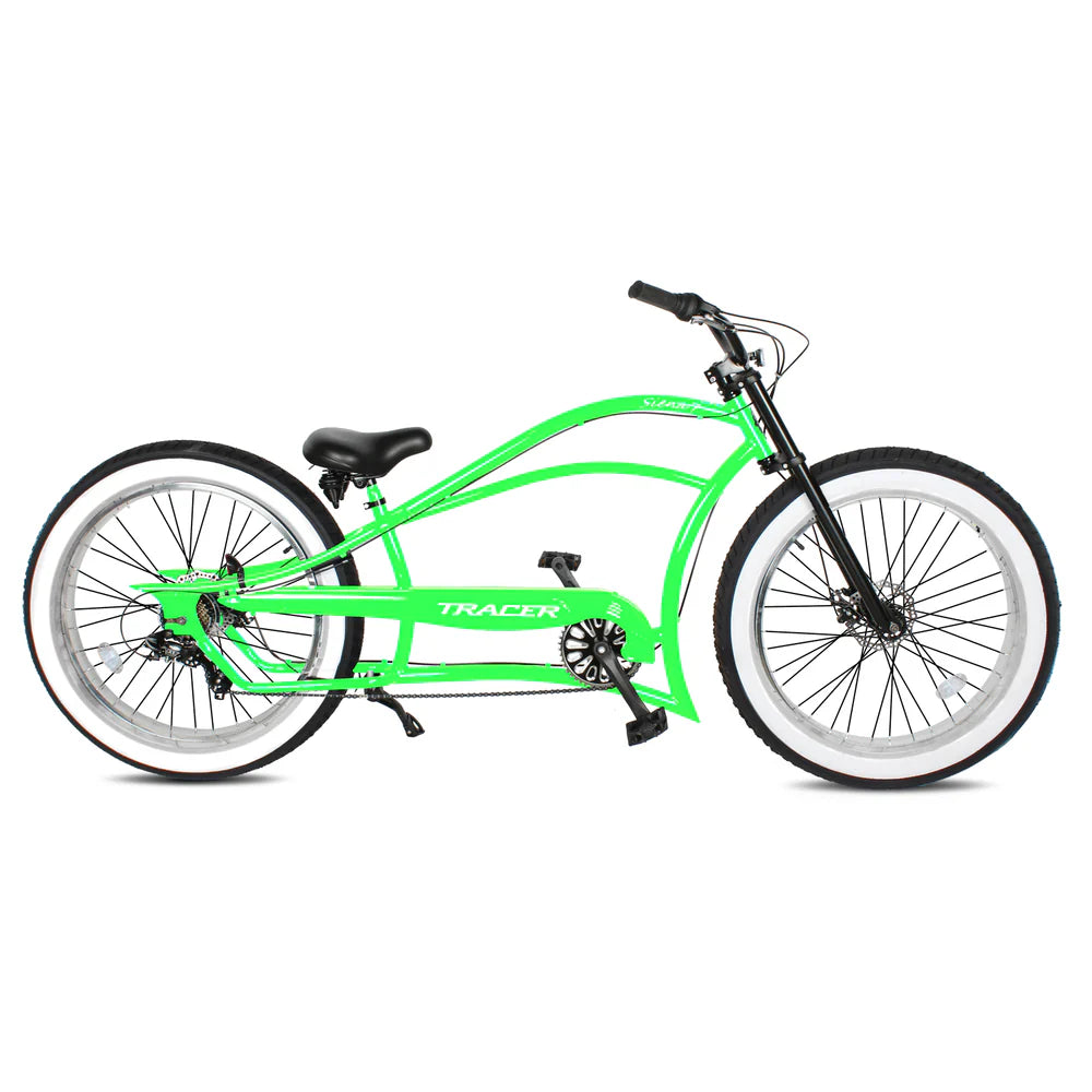 Tracer Bikes | Tracer Siena 26" Chopper Stretch Cruiser Bike, 1-Speed/7-Speed, Various Colors |  Chico USA, Inc. 