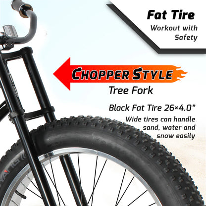 Tracer Bikes | Tracer Siena 26" Chopper Stretch Cruiser Bike, 1-Speed/7-Speed, Various Colors |  Chico USA, Inc. 