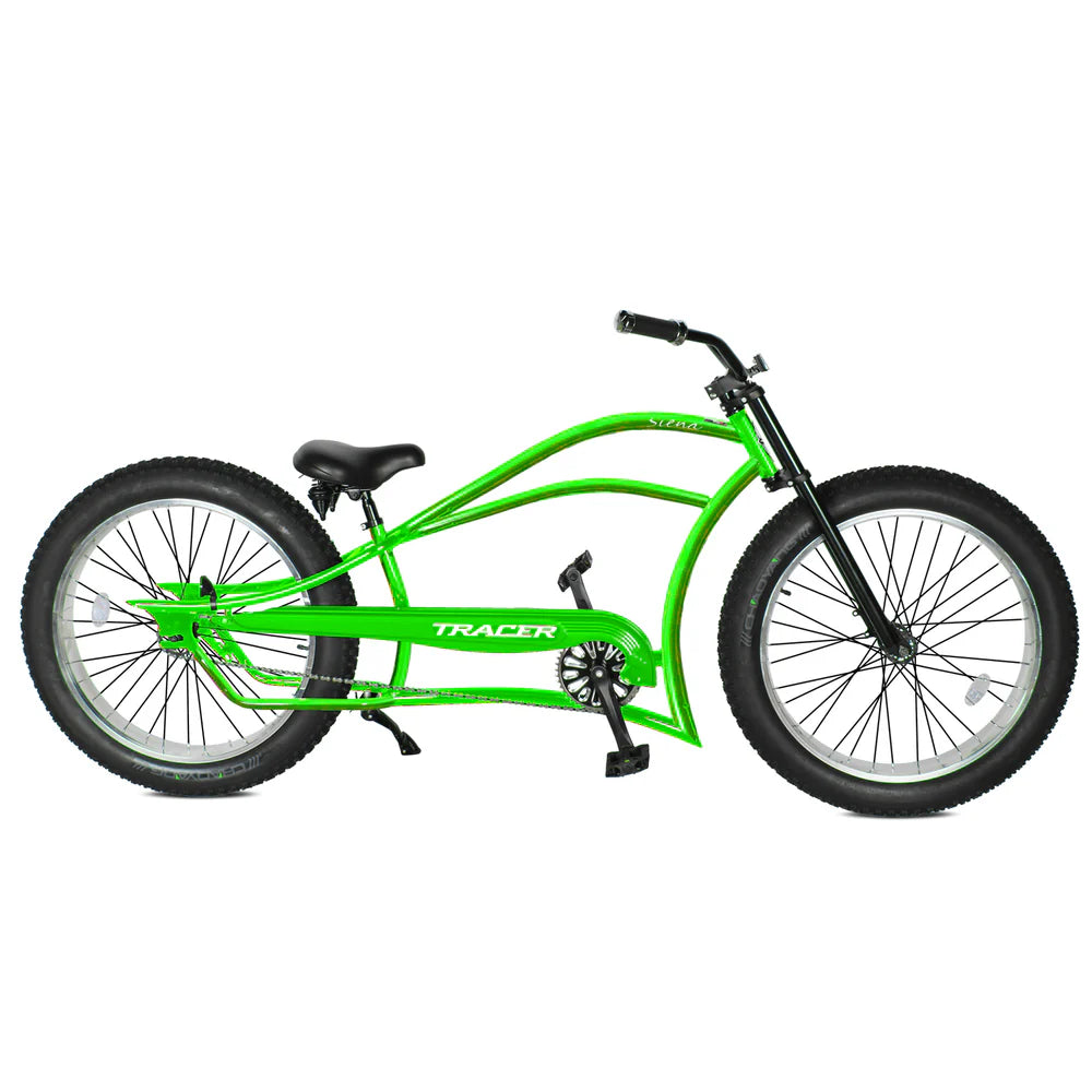 Tracer Siena 26" Chopper Stretch Cruiser Bike, 1-Speed/7-Speed, Various Colors - Chico USA, Inc.
