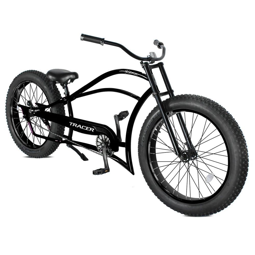 Tracer Siena 26" Chopper Stretch Cruiser Bike, 1-Speed/7-Speed, Various Colors - Chico USA, Inc.