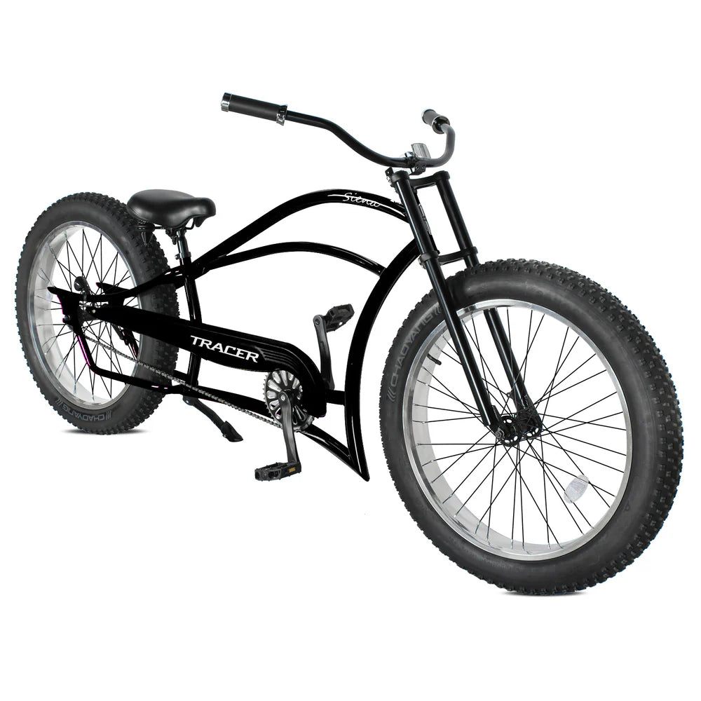 Tracer Siena 26" Chopper Stretch Cruiser Bike, 1-Speed/7-Speed, Various Colors - Chico USA, Inc.