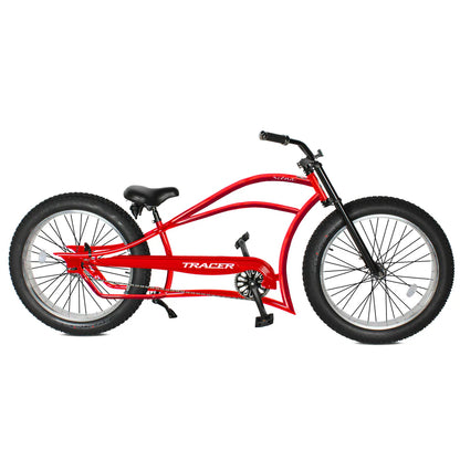 Tracer Siena 26" Chopper Stretch Cruiser Bike, 1-Speed/7-Speed, Various Colors - Chico USA, Inc.
